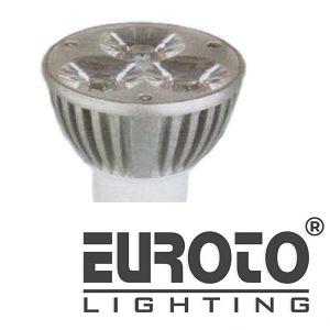 Bóng chén LED GU-10 3W vàng/trắng/trung tính