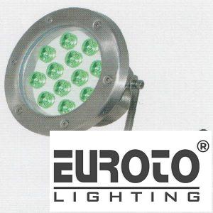 Đèn led âm nước HB 12W màu xanh dương và lá