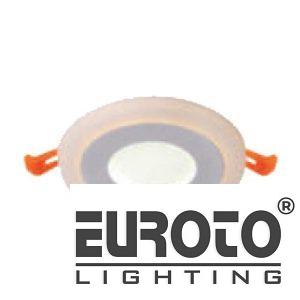 Đèn âm trần 12W + 4W - Ø195 - 3 chế độ màu