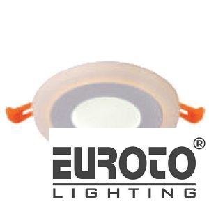 Đèn âm trần 18W + 6W - Ø245 - 3 chế độ màu