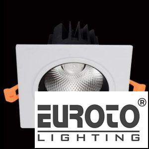 Đèn âm trần vuông chiếu điểm L230*W100*H120 - COB 20W, Khoét Lỗ L200*W90