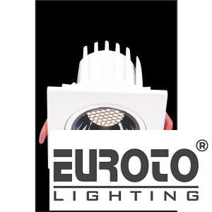 Đèn âm trần vuông 106 x H77