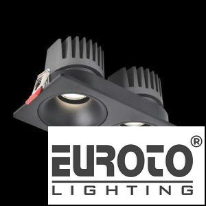 Đèn âm trần vuông L168*W88x H89 - COB 12W*2 - Khoét lỗ L160*W75 - ánh sáng trắng/ vàng/ trung tính