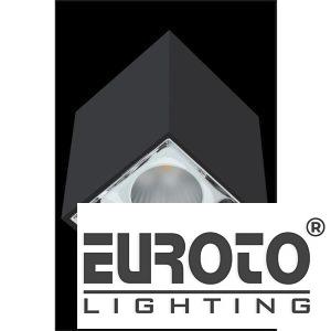 Đèn Lon Nổi ⍁75 x H95 vỏ đen