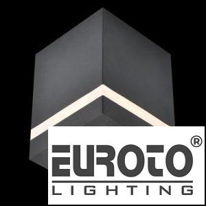 Đèn lon ốp trần vuông Ø80*H105, COB 10W - ánh sáng trắng, vàng, trung tính vỏ đen