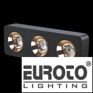 Đèn Lon ốp nổi L325*W115*H60- 3000K+4000K+6500K - 12W*3 Brigelux 24°