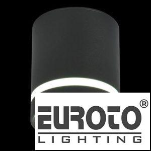 Đèn Lon Nổi Ø95*H98, SMD 12W- 3 Màu ánh sáng vỏ Đen