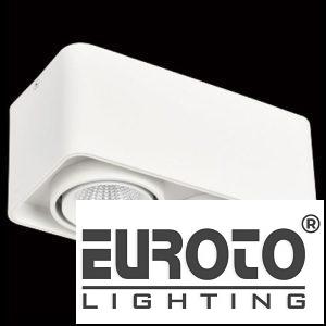 Đèn Lon Vuông Đôi L195*W100*H100 , COB 12W*2 - Vỏ Trắng