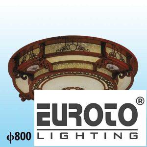 Đèn mâm trần gỗ MG-016 LED 3 màu