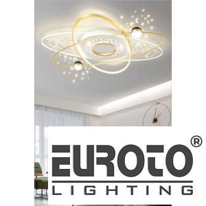 Đèn mâm led trang trí 105W vỏ Vàng