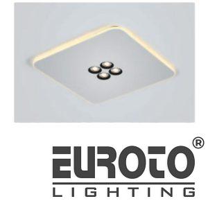 Đèn mâm led 28W + 7W*4 vuông Ø400*H45 - 3 chế độ màu