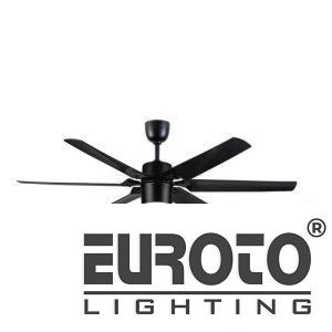 Quạt trần đèn Euroto 6 cánh nhựa ABS MODEL-Q01