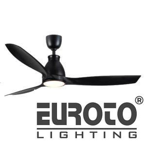 Quạt trần đèn Euroto 3 cánh nhựa ABS MODEL-Q22
