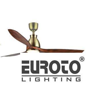 Quạt trần đèn Euroto 3 cánh nhựa ABS MODEL-Q23
