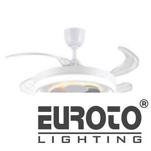 Quạt trần đèn cánh xếp Euroto MODEL-Q41