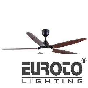 Quạt đèn 5 cánh nhựa ABS vân gỗ 24W-3 chế độ màu có remote điều khiển