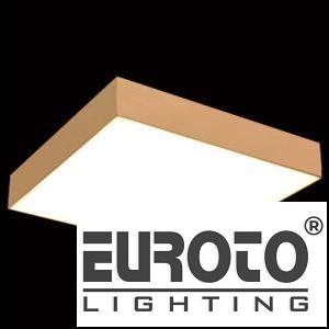 Đèn ốp trần vuông siêu sáng Ø300*H40, SMD 48W- Ánh sáng trắng, vàng