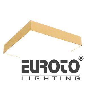 Đèn ốp trần vuông Xi mạ vàng 18k cao cấp SMD 30W