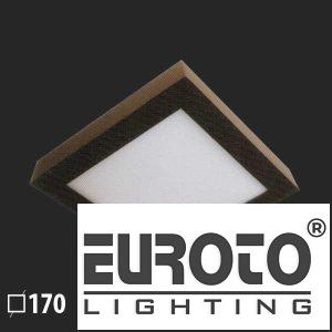 Đèn ốp trần vuông nổi 170x170 MSS-624 SMD 12W