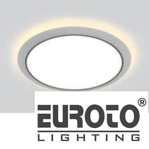 Đèn mâm led tròn siêu sáng 24W+24W - Ø370*H56 - 3 chế độ màu