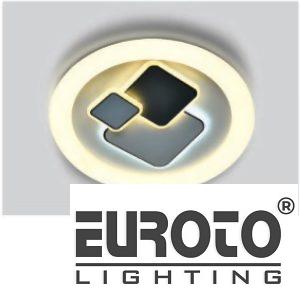 Đèn mâm led tròn siêu sáng 53W - Ø400*H50 - 3 chế độ màu