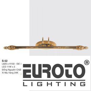 Đèn gương 3 màu L820*H150-Đế: L200*H100 LED 11W*2