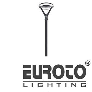 Đèn trụ sân vườn SOLAR - TRŲ 343 Ø420 x H4000 BNL 20W - 200W Pin 20Ah