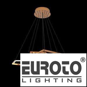 Đèn treo Ø400 + Ø600 + Ø800*H1500, 110W*2, 3 màu ánh sáng, có remote