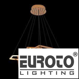 Đèn treo Ø600 + Ø800 + Ø1000*H1500, 148W*2, 3 màu ánh sáng, có remote