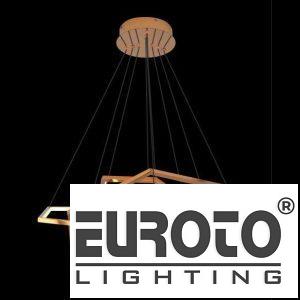 Đèn treo Ø800 + Ø1000 + Ø1200*H1500, 188W*2, 3 màu ánh sáng, có remote