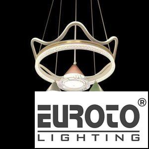 Đèn treo Ø400*H1500, Vòng: 25W*2 - Chao: 22W*4, 3 màu ánh sáng