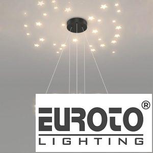 Đèn treo trang trí Ø800*H1000 - 95W*2, Ánh sáng 3 màu