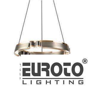 Đèn treo Ø400*H130+1500, LED 30W+3W*6, hợp kim - nhôm - Acrylic