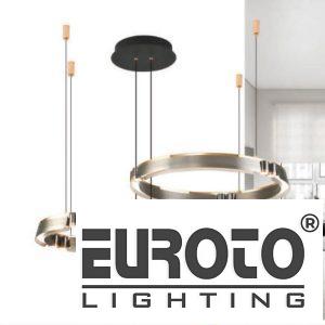 Đèn treo Ø400 + Ø600*H130+1500, LED 70W+3W*12, hợp kim - nhôm - Acrylic