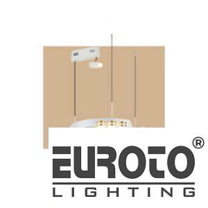 Đèn treo Ø450*H100 + 1500, LED 60W - Hợp Kim - Nhôm - Acrylic