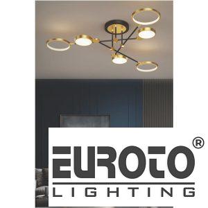 Đèn thả trần Euroto L1250 x W1100 x H260 LED 55W