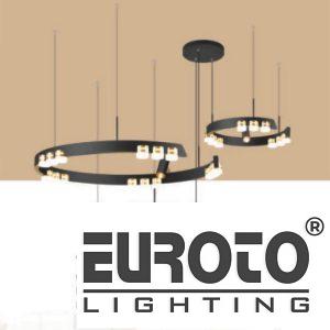 Đèn treo Ø450 + 0600 + Ø800 x H100 + 1500 LED 160W Hợp Kim - Nhôm - Acrylic