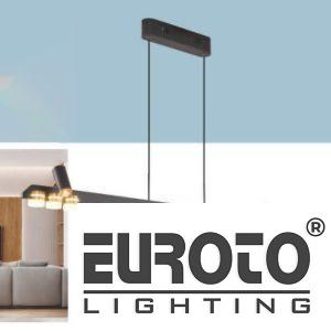 Đèn treo L1200*W60*H150 + 1500, LED 80W - Hợp Kim - Nhôm - Acrylic