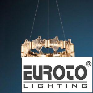 Đèn treo Ø500 xH150+1500 LED 40W Pha Lê K9 - INOX Xi Vàng