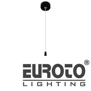 Đèn treo Ø55*H270-COB 5W, Ánh sáng trắng & vàng, vỏ đen