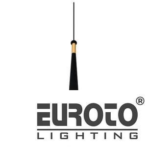 Đèn treo Ø60*H750-COB 10W, Ánh Sáng Trắng & Vàng, Vỏ Vàng