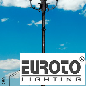 Đèn trụ sân vườn thiết kế cổ điển 017