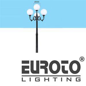 Đèn trụ sân vườn TRỤ 318 Ø850 x H4000 E27 x 4