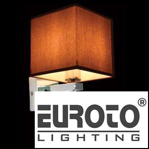 Đèn Vách Vuông Trang Trí Chao Ø170*H170, Đế: L100*H100-E27+3W