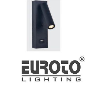 Đèn vách gắn đầu giường V-946 L80 x W50 ×H180 COB 3W - Cree USA Cổng USB