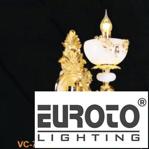 Đèn Vách Nến Hợp Kim, Chao Đá L250*W300*H420, E14