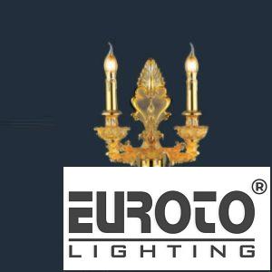 Đèn tường nến đồng L400*H520 - E14*2 - Đồng nguyên chất, Mạ vàng thật 24K