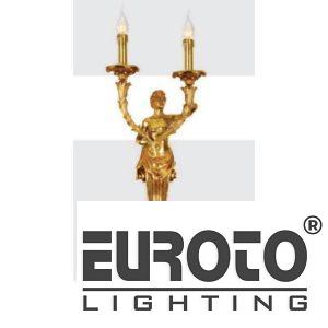 Đèn tường nến đồng L300*W100*H680 - E14*2 - Đồng Nguyên Chất